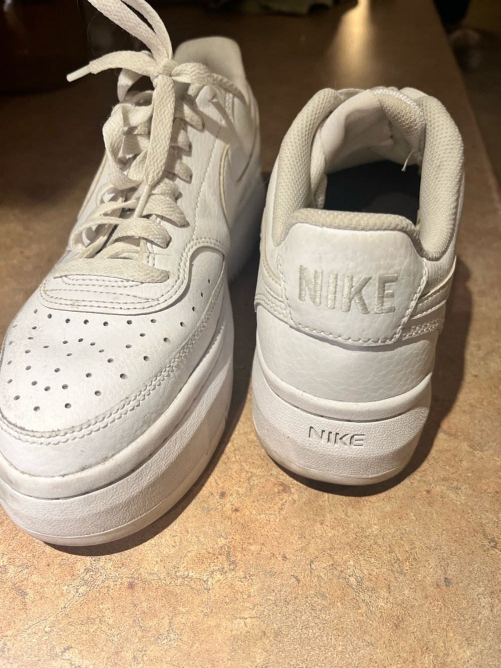 Nike Women's White Leather Sneakers